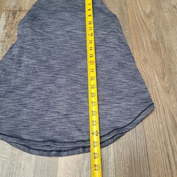 Lululemon Raise The Barre Tank Tiger Space Dye Gray / Dark Carbon Size 8 - Picture 5 of 5